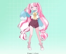 キャラクター立ち絵作成します 明るく可愛いキャラでTRPGや配信を彩ります イメージ6