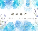 魂の年表｜Y’s数秘術で人生100年を読み解きます 魂の年表に書き込むたび、本当の自分を取り戻せます イメージ1