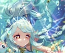 1枚絵、立ち絵、アイコン・SDを作成します 映える！鮮やか！キラキラ透明感！ イメージ4