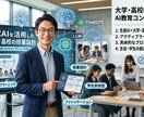 大学教員が生成AIを活用した授業設計を支援します 生成AIを使用したアクティブラーニングなど イメージ1