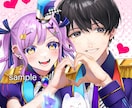 アイコン、立ち絵、なんでもイラスト制作いたします かわいいかっこいい男女描くのが得意です！ イメージ2