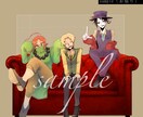 TRPG、ゲーム、動画等で使える立ち絵を描きます ◆立ち絵を制作　最短3日　おまけの表情差分つき◆ イメージ6