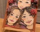 ウェルカムボードやプレゼント用の似顔絵を描きます 結婚式や記念日などの贈り物に。心が暖まる特別な一枚を。 イメージ2