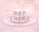 算命学で子育てのお悩みアドバイスいたします うちの子どんな子？算命学からわかる事あります。 イメージ1