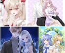 夢絵、アイコン、立ち絵、イラスト描きます 商用利用OK、簡易依頼・デフォ依頼も受付てます◎ イメージ6