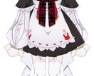 live2dのデザインからモデリングまでできます VTuberスターターキット!表情差分までつきます! イメージ2