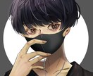 最短2日！病みカッコいいイラスト作成します 活動者さんにおすすめ！商用利用・背景透過が無料！ イメージ4