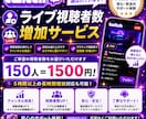 Twitchライブ視聴者を1時間150人増やします 長時間持続して増加させるオプション購入者には割引有り！！ イメージ10