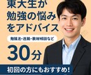 東大生が学習の悩みを丁寧にお聞きします 勉強法・進路など何でもご相談OK イメージ1