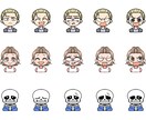 YouTubeやTwitchなどのスタンプ作ります LINEスタンプの経験も有ります！手頃で簡単にお手元にどうぞ イメージ3