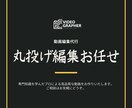 動画編集代行いたします 長期契約歓迎！プロカメラマンによる編集 イメージ1