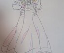 アニメの原図描きます 元原画マンが　アニメの中のお気に入りの一コマ描きます イメージ4