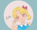 レトロかわいい女の子を描きます 温かみのあるレトロ，クラシックな女の子はいかがですか？ イメージ2
