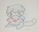 下手くそですがイラスト描かせて頂きます！！基本的アナログ人間(∗•ω•∗) イメージ2