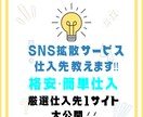 SNS集客サービス、厳選仕入先教えます フォロワーさんがなかなか増えない方必見‼️親切・丁寧な対応 イメージ1