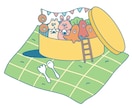 ゆる〜いイラスト描きます ユーモアたっぷり可愛いオリジナルイラスト届けます イメージ7