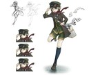 キャラクターイラスト、アイコン等を制作します バストアップから全身まで承ります！ イメージ4
