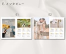 選べるデザイン◎プロフィールブック作れます ページを自由に選んでカスタム♡FUDGE風プロフィールブック イメージ7