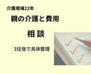 親の介護と費用の相談に対応します 3往復で状況と選択肢を具体的に整理します イメージ1