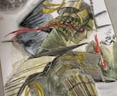 甲冑画を水彩で精密にお描きします 「氣」を込めた手法で武の勇気と癒やしを貴方の手に イメージ2