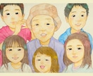 似顔絵｜家族・子供・ペットを写真から優しく描きます プレゼント・誕生日・記念日・還暦祝いなどの贈り物に◎ イメージ4