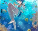 背景まで描きこんだ魅力的な一枚絵を制作します 細部まで丁寧に描き込み配信・記念・観賞用まで幅広く対応します イメージ2