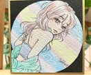 アイコン、商用可。イラスト描きます アナログイラストを描きます。水彩、アクリル、ペン等使用。 イメージ1