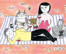 グッズ、挿絵、表紙、web、等のイラスト作製します オリジナリティ溢れる温かみのあるイラストを提供します。 イメージ8