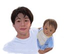 綺麗、おしゃれな似顔絵【写真を参考に】描きます SNSアイコン、プレゼント、ウェルカムボードにも♫ イメージ3