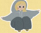 ゆるかわいい人物絵描きます ほっと癒される、手描きのあたたか似顔絵アイコン イメージ1