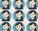 ご希望の雰囲気でアイコン用のイラスト作ります リアルもかわいいも、あなたの思う形でイラストに♪ イメージ5