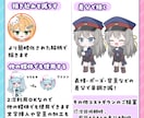 配信サムネ、立ち絵、アイコンに！ミニキャラ描きます ―差分、アニメ、背景…多彩なオプションで理想をかたちに！ イメージ4