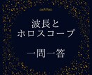 波長と占星術で悩みを根本から解決します 恋愛相談1ターン！失恋・復縁・告白・不倫・浮気・彼の気持ち イメージ1