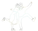 シンプルでオシャレな線画イラスト描きます ウエディングイラスト、似顔絵イラストやアイコンなど！商用OK イメージ9