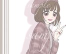 あなたの雰囲気を♪私の絵柄で描きます ⑤ヘアスタイルファッションお好きな方におすすめです♪ イメージ2