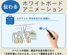 ホワイトボードアニメーションを作成します ☆動画が、あなたのかわりに説明＆案内＆告知してくれます イメージ1