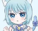シンプルふんわり可愛い☺︎女の子アイコン描きます やわらかい色合いで描く、ゆるふわ可愛い女の子アイコン♡ イメージ2