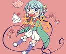 人、動物のデフォルメイラストお描きします ほんわか可愛い！キュンとするミニキャラを描きます＊*☆ イメージ3