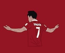 サッカーの写真をオシャレなイラストにします アイコン・壁紙作成(サッカー以外も可) イメージ2