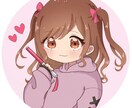 SNS用！可愛いアイコンを描きます ゆるふわで可愛い自分だけのアイコンにしませんか？ イメージ1