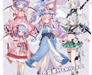 IRIAM・TRPG・動画・ゲーム用立ち絵描きます 表情差分2種おまけあり！かわいいキャラが得意です！ イメージ4