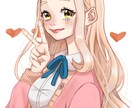 SNSアイコン等にお使いいただけます リアル調、アニメ調どちらも可能です イメージ1