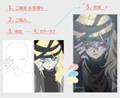 SNSのアイコンやコテ同などを描きます 商用利用可！可愛いかっこいいイラスト お任せ下さい！ イメージ2