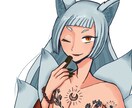 線画を厚塗りします 着色代行！あなたの線画を2週間で仕上げて納品します イメージ6