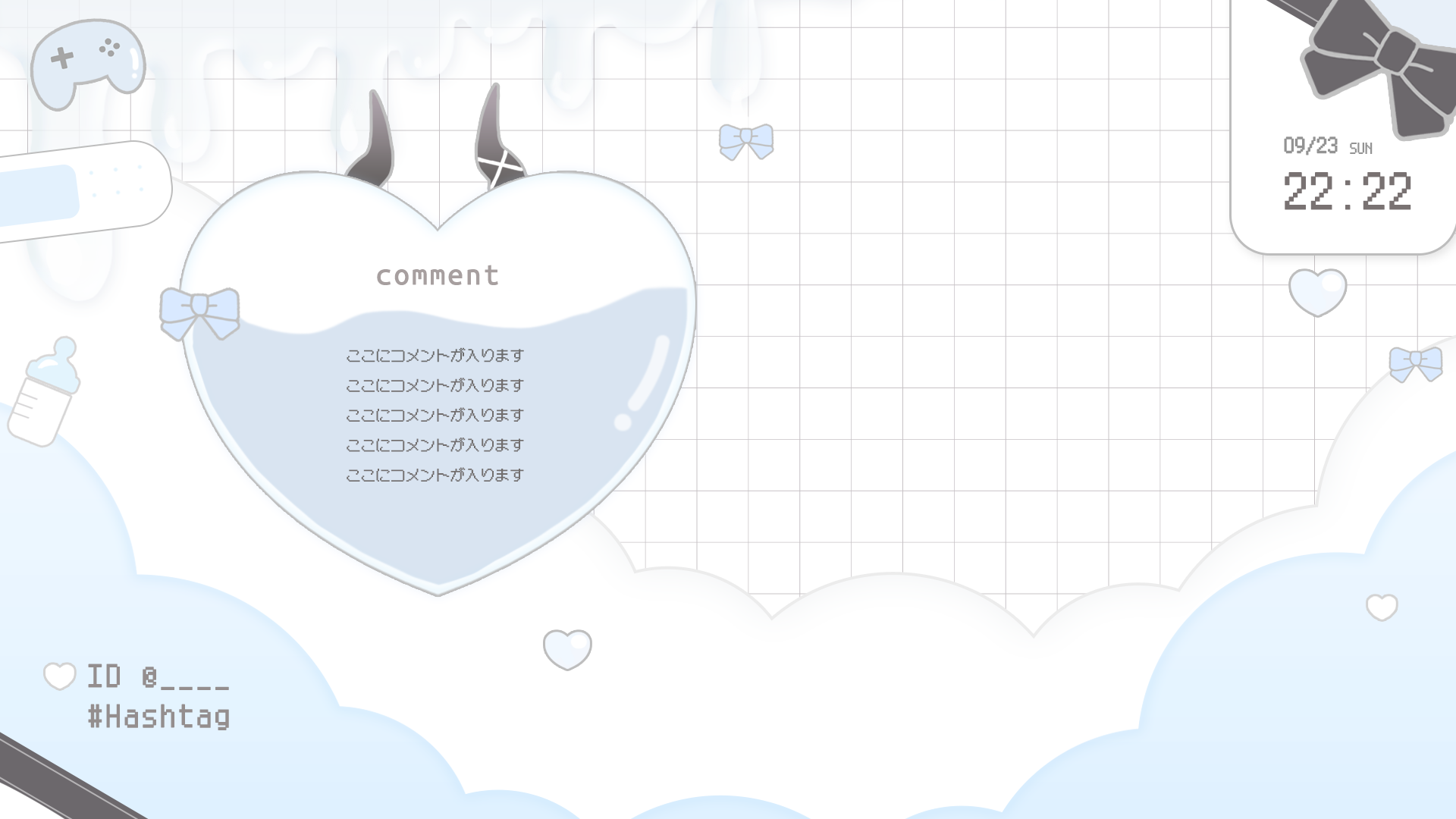 個性溢れるかわいい配信画面を作ります 初めてのVtuber、配信者の活動に魅力溢れる配信画面を！ イメージ3