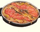 お料理をイラストにします 飲食店のメニュー、広告用に使うイラストとして使いたい方に！ イメージ1