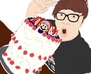 new!写真から線画作成！制作動画込み！で作ります 流行りのシンプル線画♪顔出ししたくないそんな時のアイコンに！ イメージ1