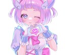 立ち絵、アイコン等イラスト制作します ゆめかわ、やみかわ大得意です！！ イメージ5