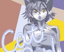 商用利用可！動画イラスト、キャラデザ承ります 90年代後半っぽい懐かしい絵柄なんてどうでしょうか イメージ1