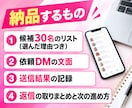 インフルエンサーを選定し案件依頼のDMを代行します 候補30名の選定リストと依頼DM送信、返信の取りまとめ込み イメージ2